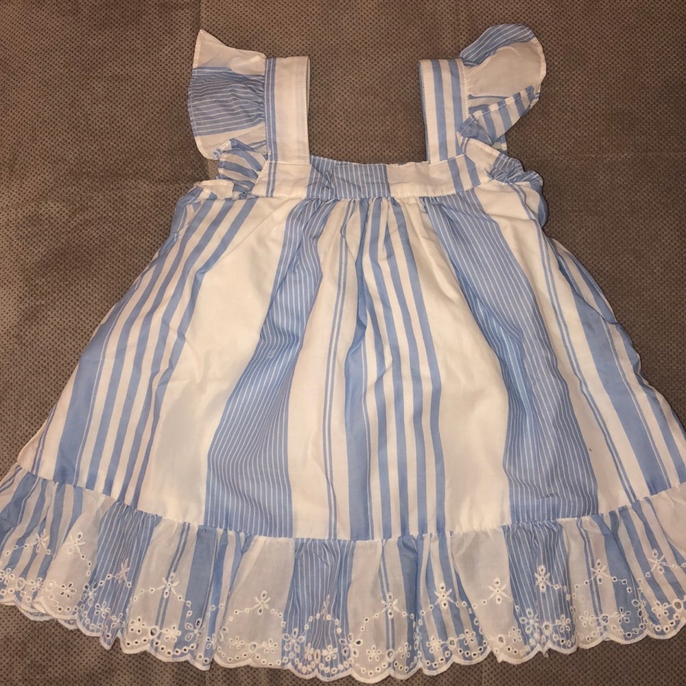 The Children’s Place Blue Stripe Dress - Picture 3 of 7